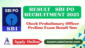 Assam Jobs Corner blog banner featuring bold typography and a clean layout, designed to highlight recruitment updates and career resources for job seekers in Assam.